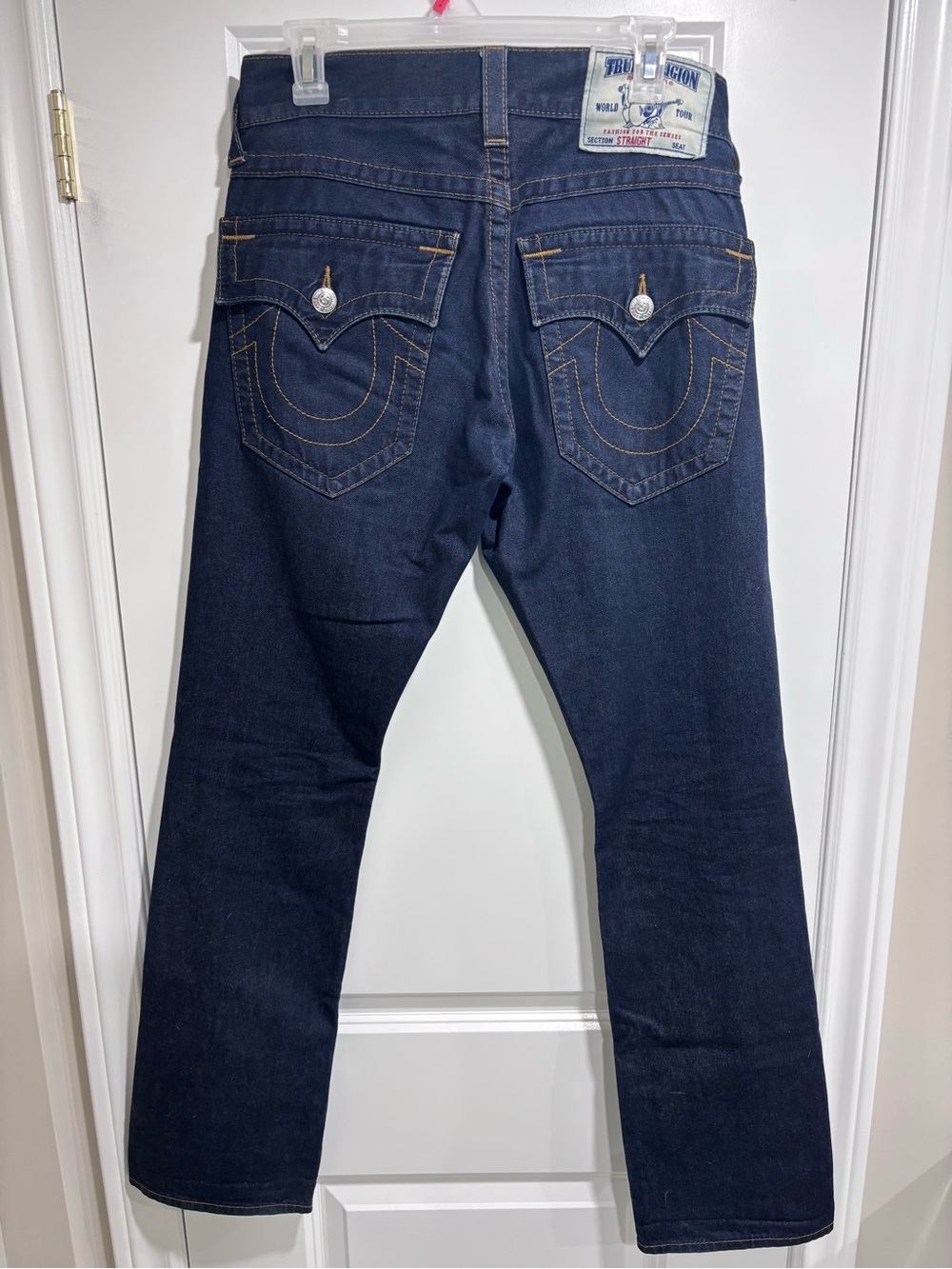 True Religion Navy Straight Jeans